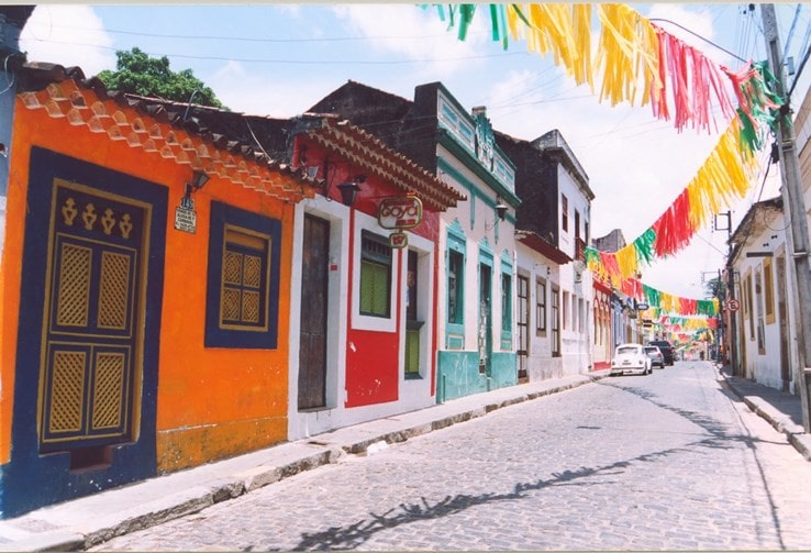 Colourful Streets of Olinda, Brazil