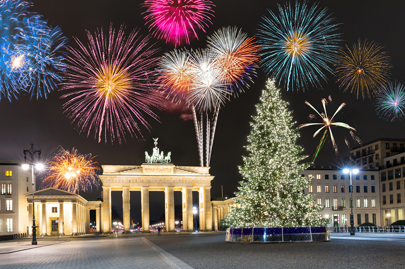 Fireworks in Berlin for New Years