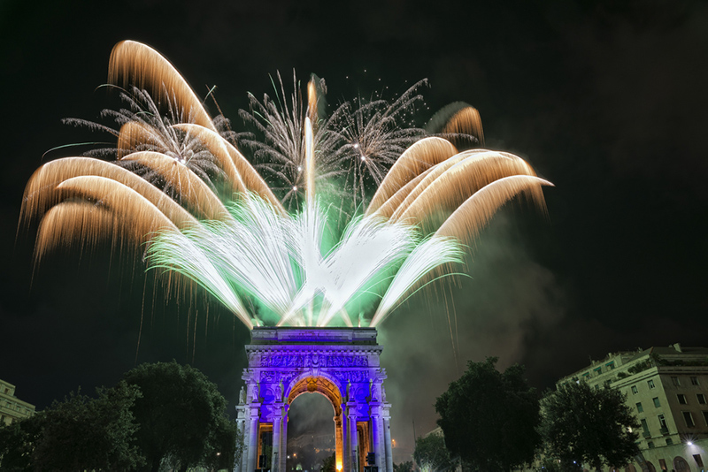 Fireworks in Paris for New Years