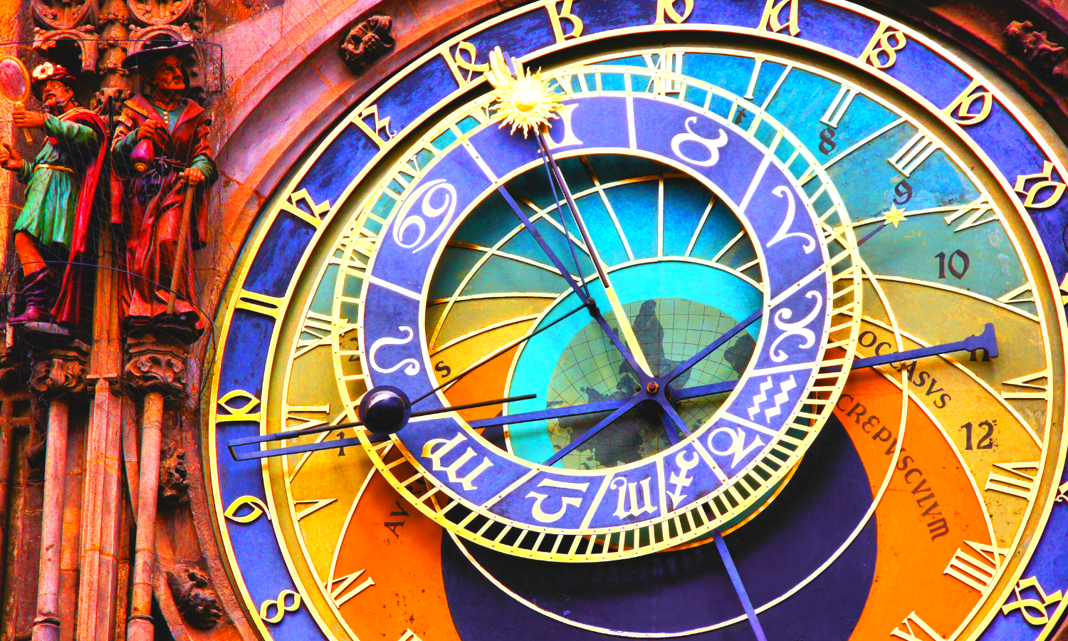 An image of astronomical clock