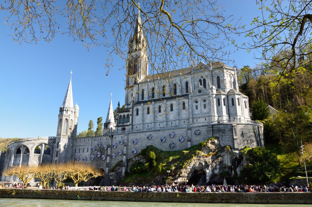 Pilgrims in Lourdes